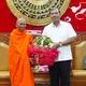 Hòa thượng Thạch Sok Xane và ông Kim Ngọc Thái