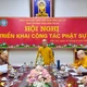 Hòa thượng Thích Thanh Điện chủ trì hội nghị