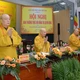 Chư vị giáo phẩm chủ tọa Hội nghị Ban Thường trực Hội đồng Trị sự mở rộng - Ảnh: Bảo Toàn/Báo Giác Ngộ