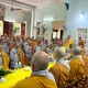 Ni sư Thích nữ Như Minh, đại diện đoàn đọc chúc thư của Ni trưởng Thích nữ Nhật Khương đến chư hành giả chùa Bình Quang, tỉnh Đắk Lắk