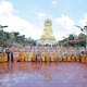 Đoàn Phân ban Ni giới Trung ương thăm trường hạ chùa Giác Hoa, tỉnh Cà Mau - Ảnh: Trung Thắng