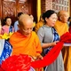 Chư tôn đức cắt băng khánh thành chùa Giác Hương