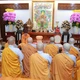 Chư Ni đảnh lễ Trưởng lão Hòa thượng Thích Đức Nghiệp, Phó Pháp chủ Hội đồng Chứng minh