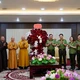 Thượng tọa Thích Đức Thiện chúc mừng đến toàn thể cán bộ, chiến sĩ lực lượng Công an nhân dân