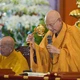 Trưởng lão Hòa thượng Thích Minh Thông truyền giới Bồ-tát tại Đại giới đàn Bửu Huệ Phật lịch 2567