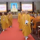 Chư tôn đức Ban Kiến đàn, Ban Giám khảo tại buổi thi viết của giới tử vào chiều 1-9 - Ảnh: Bảo Toàn/BGN