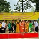Thực hiện nghi thức khởi công 3 dãy phòng học cho học sinh Khmer tại tỉnh Tây Ninh - Ảnh: T.N