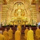 Lễ Bố-tát diễn ra tại chánh điện Việt Nam Quốc Tự - Ảnh: Bảo Toàn/BGN