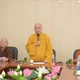 Thượng tọa Thích Giác Nghi chủ trì buổi họp của Ban Thường trực