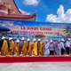 Thực hiện nghi thức chính thức khởi công xây dựng cầu Chùa Tuyên Linh