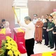 Ông Nguyễn Phước Lộc, Ủy viên Trung ương Đảng, Phó Bí thư Thành ủy, Chủ tịch Ủy ban MTTQVN TP.HCM cùng các đại biểu dâng hương tưởng niệm các anh hùng liệt sĩ đã hy sinh để bảo vệ nền hòa bình, độc lập, tự do của dân tộc