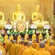 Khóa lễ Tự tứ tại chánh điện chùa Giác Ngộ 