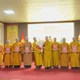 Trưởng lão Hòa thượng Thích Thanh Nhiễu trao quyết định chuẩn y nhân sự đến chư tôn đức Ban Trị sự GHPGVN tỉnh Phú Thọ
