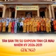 Thượng tọa Thích Giác Nghi được suy cử Trưởng ban Trị sự GHPGVN tỉnh Cà Mau nhiệm kỳ 2026-2031 và các thành viên tân Ban Trị sự chính thức ra mắt đại hội, sáng nay, 20-6-2026 - Ảnh; Tĩnh Toàn