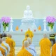 Trang nghiêm Lễ an vị tôn tượng Đức Phật Thích Ca nơi trai đường Cơ sở II - Học viện Phật giáo VN tại TP.HCM - Ảnh: Tâm Quý/BGN
