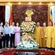 Lãnh đạo chính quyền tỉnh Ninh Bình tặng hoa chúc mừng Đại lễ Phật đản Phật lịch 2570 đến Ban Trị sự Phật giáo tỉnh 