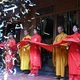 Nghi thức cắt băng khánh thành đại hùng bảo điện chùa Bảo Khánh (xã Vĩnh Trụ, tỉnh Ninh Bình)