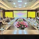 Quang cảnh Hội nghị tiếp xúc, trao đổi về công tác quản lý nhà nước đối với Phật giáo trên địa bàn tỉnh Thái Nguyên