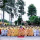 Chư tôn đức, các khóa sinh chụp ảnh lưu niệm tại khóa tu Con về bên Phật 