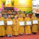 Trưởng lão Hòa thượng Thích Thiện Nhơn trao Bằng tuyên dương công đức đến Ban Tăng sự T.Ư - Ảnh: Bảo Toàn/BGN