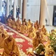 Hòa thượng Thích Quảng Hà, Phó Chủ tịch Hội đồng Trị sự, Trưởng ban Trị sự GHPGVN tỉnh Ninh Bình cùng 126 hành giả tác pháp thọ an cư tại thiền viện Trúc Lâm Thiên Trường 