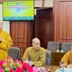 Thượng tọa Thích Nguyên Thành, Ủy viên Thường trực Hội đồng Trị sự, Trưởng ban Trị sự GHPGVN tỉnh Thái Nguyên phát biểu tại phiên họp