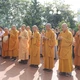 Chư tôn đức Ban Trị sự GHPGVN tỉnh Thái Nguyên dâng hương tại Đài tưởng niệm các anh hùng liệt sĩ 