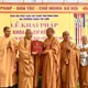 Hòa thượng Thích Quảng Hà, Trưởng ban Trị sự GHPGVN tỉnh Ninh Bình trao quyết định chuẩn y nhân sự Ban Đại diện Phật giáo liên phường Kim Bảng, nhiệm kỳ 2026-2031
