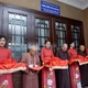 Chư tôn đức Hội đồng Điều hành Học viện Phật giáo VN tại TP.HCM cắt băng khai trương Phòng Nghiên cứu Sau Đại học - Ảnh: Bảo Toàn/BGN