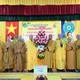 Ban Trị sự GHPGVN tỉnh Ninh Bình tặng hoa chúc mừng Tăng Ni hành giả an cư tại trường hạ chùa Hoành Nha Chính (xã Giao Thủy)