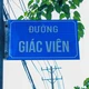 Biển tên đường Giác Viên - Ảnh: Nguyên Tài/BGN