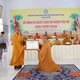 Hòa thượng Thích Huệ Pháp trao quyết định bổ nhiệm trụ trì chùa Phước Thanh đến Thượng tọa Thích Như Đạo