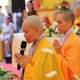 Sư cô Thích nữ Thuần Niệm, tân trụ trì chùa Thi Ông dâng lời phát nguyện