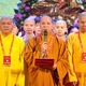 Đại đức Thích Minh Đức, tân Trưởng ban Trị sự GHPGVN tỉnh Sơn La, nhiệm kỳ 2026-2031 phát biểu nhận nhiệm vụ