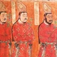 Các hoàng tử Duy Ngô Nhĩ, Bezeklik, Hang động 9, c. Thế kỷ VIII - IX sau Tây lịch, tranh tường - Bảo tàng Dân tộc học, Berlin