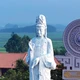 Thánh tượng Bồ-tát Quán Thế Âm tại thiền viện Trúc Lâm Tây Ninh - Ảnh: Nguyên Minh