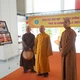 Thượng tọa Thích Chiếu Tuệ trực tiếp chỉ đạo công tác chuẩn bị Đại hội đại biểu Phật giáo tỉnh Hà Tĩnh - Ảnh: Quảng Hậu/BGN