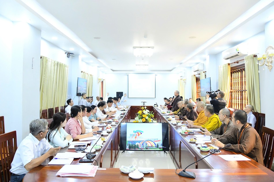 Phiên họp trao đổi về công tác chuẩn bị cho các sự kiện văn hóa diễn ra tại Đại lễ Vesak Liên Hiệp Quốc 2025 