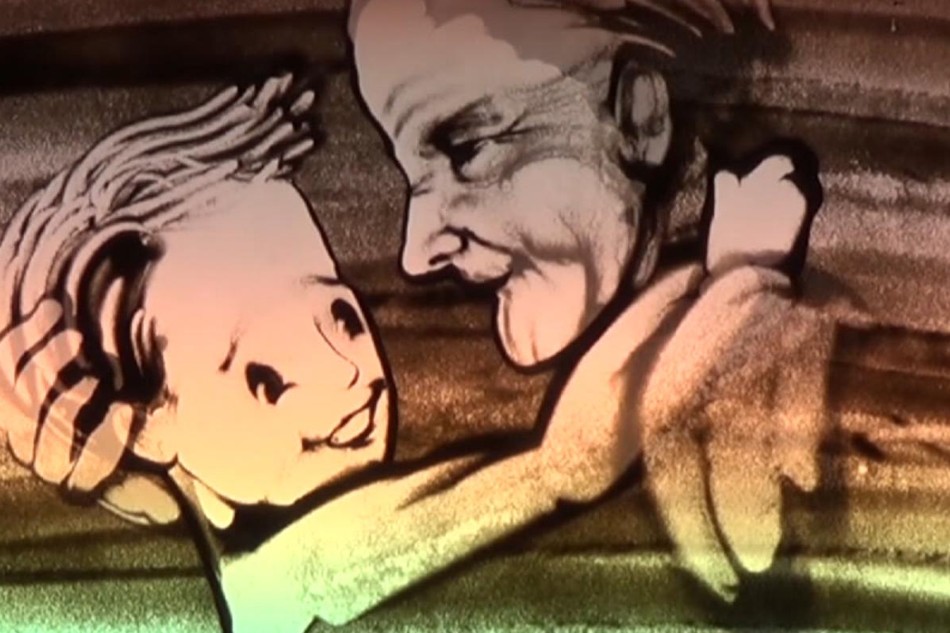 Ngoại - Tranh cát