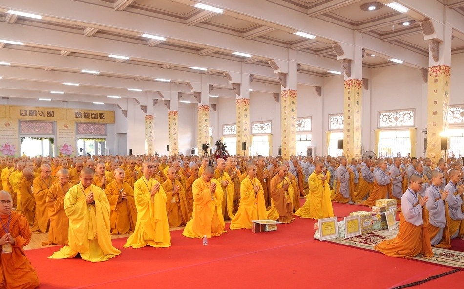 Các giới tử xuất gia các đàn giới tại Đại giới đàn Minh Nguyệt