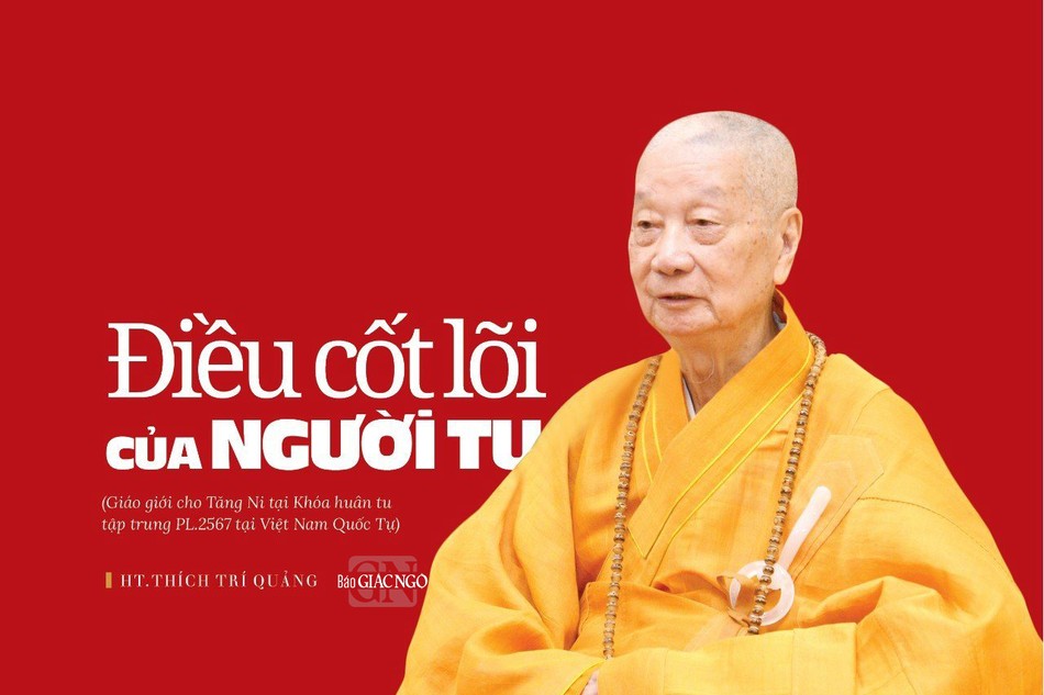 Bài đăng trên Báo Giác Ngộ số 1238 - Thiết kế: Phòng Mỹ thuật BGN/Tống Viết Diễn