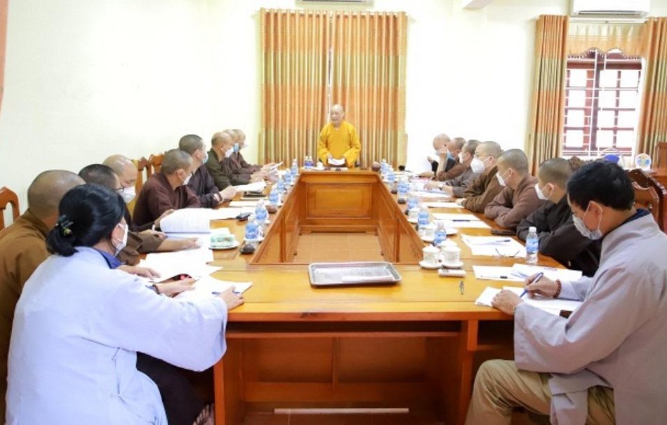 Hòa thượng Thích Bảo Nghiêm chủ trì hội nghị