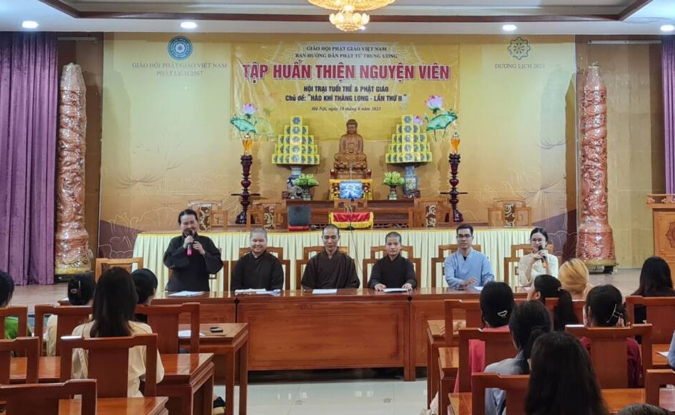 Tập huấn thiện nguyện viên Hội trại Phật giáo và tuổi trẻ chủ đề “Hào khí Thăng Long” 