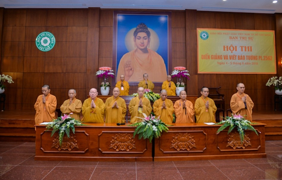Hội thi diễn giảng và viết báo tường mùa An cư kiết hạ Phật lịch 2562