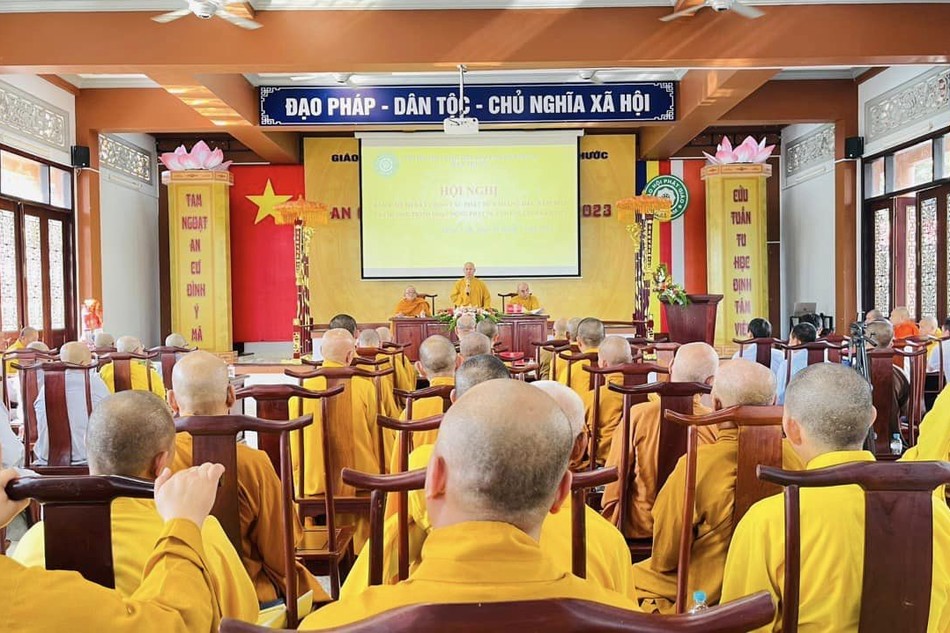 Ban Trị sự Phật giáo tỉnh sơ kết hoạt động 6 tháng đầu năm và triển khai Phật sự 6 tháng cuối năm 2023