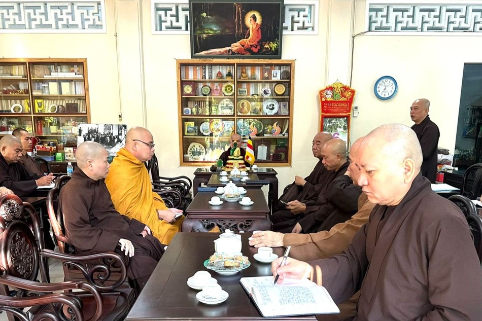 Chư tôn đức Ban Thường trực Ban Trị sự GHPGVN tỉnh triển khai một số hoạt động Phật sự mùa Vu lan