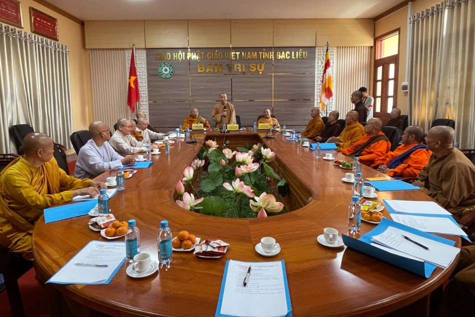  Ban Thường trực Ban Trị sự GHPGVN tỉnh thảo luận nhiều hoạt động Phật sự