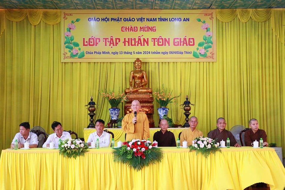 Hòa thượng Thích Minh Thiện có chia sẻ về vai trò của người làm công tác tôn giáo