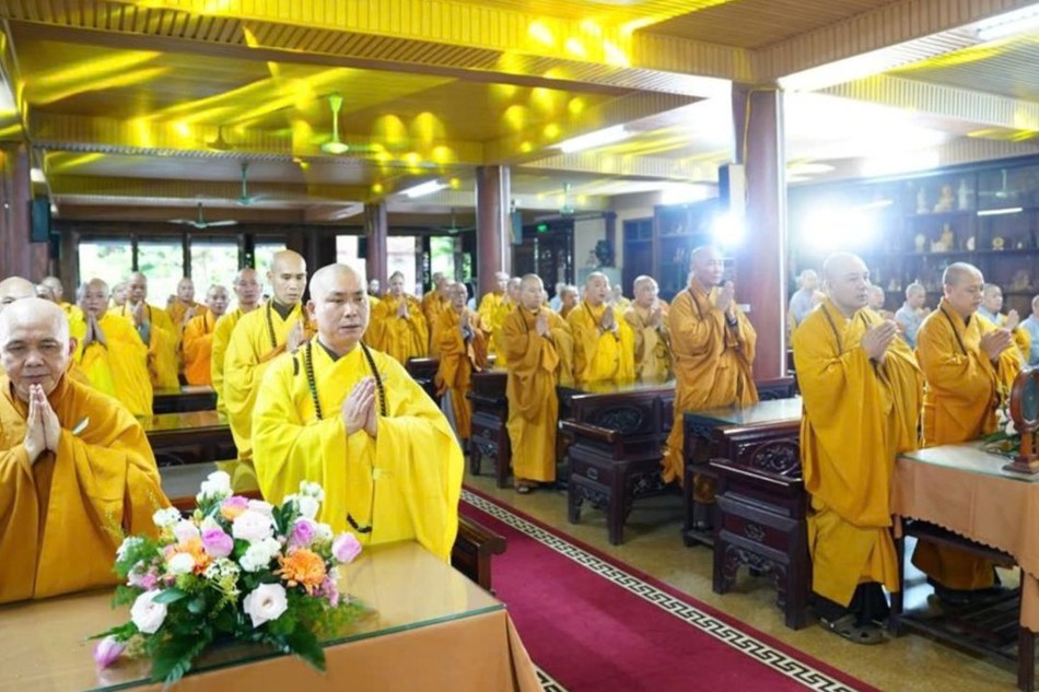 Chư Tăng Ni trường hạ chùa Bồ Đề tổ chức lễ Vu lan - Báo hiếu và Lễ Tự tứ 