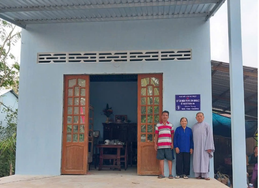 Tiền Giang: Bàn giao 8 căn nhà tình thương đến những gia đình có hoàn cảnh khó khăn